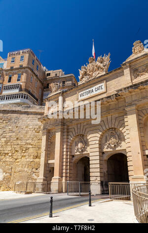 Malte, Malte, La Valette, Victoria Gate Banque D'Images