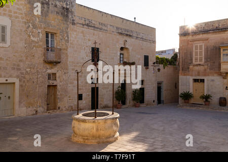 Malte, Malte, Mdina (Rabat) Vieille ville fortifiée Banque D'Images