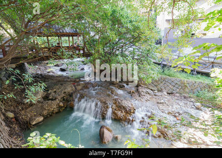 Taipei, JAN 10 : La source d'eau chaude de la rivière zone Beitou le Jan 10, 2019 à Taipei Banque D'Images