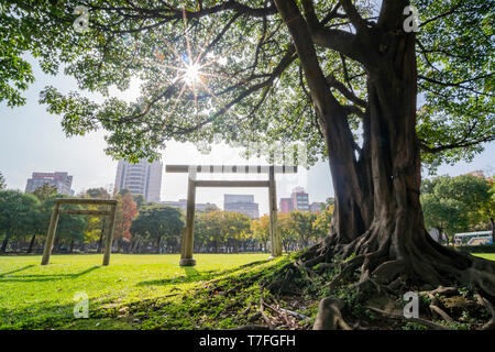 Taipei, JAN 11 : midi vue de gouverneur général Akashi Motojiro Cimetière de l'ancien site le Jan 11, 2019 à Taipei, Taïwan Banque D'Images