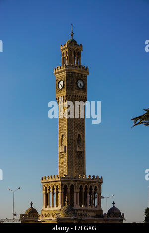 Tour de l'horloge IZMIR en Turquie Banque D'Images