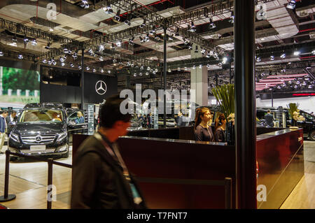 2019 Shanghai Auto Show Mercedes Benz stand Banque D'Images