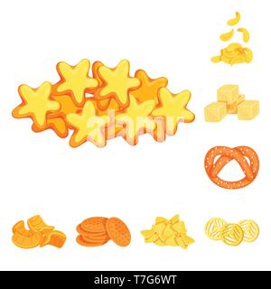 Cookie,plaquettes,1900,bretzel,biscuit,puce,pommes de terre,pirate,pain,soft,snack,star,blanc,allemand,doux,oignon,bol,salé,texture,jaune,boulangerie,biscuits,chaud,digestif,soupe,coupe,crème,croûtons cuits croquants,saveur,menu,DE,Bar,Oktoberfest,party,cuisiner,set,icône,,illustration,collection,isolé,design,graphisme,élément signe,caricature,couleur,vecteurs vecteur , Illustration de Vecteur