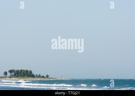 L'océan Atlantique littoral de Gambie Banque D'Images