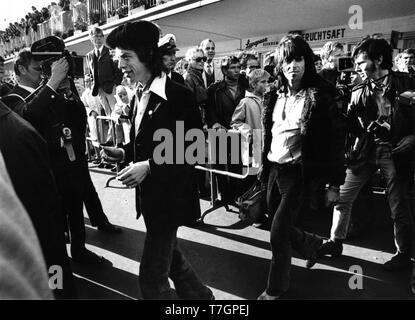 13 septembre 1970, Hambourg, Allemagne - (Photo Gijsbert Hanekroot) *** légende locale *** Mick Jagger, Keith Richards, Rolling Stones Banque D'Images