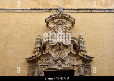 La Grada Redonda façade de la porte de la Grande Mosquée de Cordoue, Andalousie, Espagne Banque D'Images