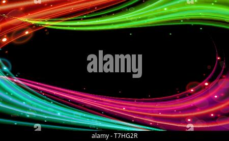 Résumé fond d'onde dynamique moyenne géométrique. Flow motion design 3D de vecteur. Illustration de Vecteur