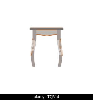 Président du mobilier vintage style silhouette vecteur icône illustration royal isolés Illustration de Vecteur
