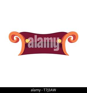 Canapé accueil mobilier icône vecteur conception logo illustration cartoon table concept créatif télévision Illustration de Vecteur