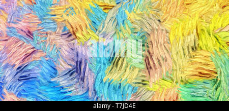 Abstract texture background. Peinture numérique de Vincent Van Gogh art style. Motif artistique dessiné à la main. L'art moderne bon pour des images imprimées, p Banque D'Images