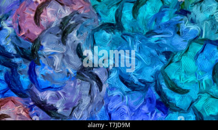 Abstract texture background. Peinture numérique de Vincent Van Gogh art style. Motif artistique dessiné à la main. L'art moderne bon pour des images imprimées, p Banque D'Images