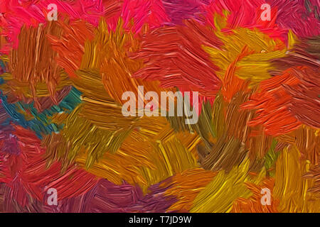 Abstract texture background. Peinture numérique de Vincent Van Gogh art style. Motif artistique dessiné à la main. L'art moderne bon pour des images imprimées, p Banque D'Images