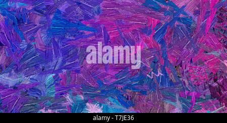 Dessin au pastel à l'huile. Résumé fond couleur. Fine art print. Style impressionnisme abstraction. Le surréalisme moderne de la peinture. Bon comme décor de mur de l'affiche. Banque D'Images
