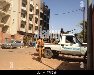 Burkina-faso bombe à Ouagadougou Banque D'Images