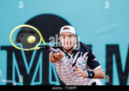 Caja Magica, Madrid, Espagne. 7 mai, 2019. Mutua Madrid Open, day 4 ; Jan-Lennard Struff (GER) avec une balle en coup droit : Action Crédit Plus Sport/Alamy Live News Banque D'Images