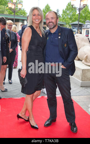 Rust, Allemagne. 06 mai, 2019. Rust, Allemagne - Mai 06, 2019 : Eagles Charity Golf Cup à Europapark avec Sven Ottke Boxer et épouse Gaby | Conditions de crédit dans le monde entier : dpa/Alamy Live News Banque D'Images