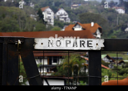 La Colonia Tovar, Aragua, Venezuela. Apr 27, 2019. Le 28 avril 2019. La Colonia Tovar est une ville de la culture de l'Allemagne situé au Vénézuela, capitale de Tovar, municipalité, dans l'état d'Aragua. Fondée en 1843 par un groupe d'immigrants en provenance de l'Allemagne. Elle est caractérisée par le maintien de la mention de son origine, pour ce qu'on appelle l'Allemagne du Venezuela. Il dépend essentiellement de l'agriculture et le tourisme, et est situé à 42 km de Caracas. La colonie est connue pour son climat tempéré de climat froid de cultures (pêches, fraises, betteraves, choux-fleurs, carottes, choux, blettes, brocolis, laitue, ch Banque D'Images