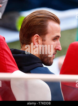 Amsterdam, Pays-Bas. 07Th Mai, 2019. De Tottenham Hotspur Tottenham Hotspur Harry Kane au cours de session avant la formation de la Ligue des champions de l'UEFA 2e jambe Semi- finale entre Ajax et de Tottenham Hotspur à Johan Cruyff Arena, Amsterdam, Pays-Bas le 07 mai 2019 : Crédit photo Action Sport/Alamy Live News Banque D'Images