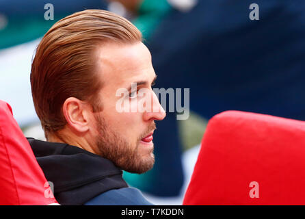 Amsterdam, Pays-Bas. 07Th Mai, 2019. De Tottenham Hotspur Tottenham Hotspur Harry Kane au cours de session avant la formation de la Ligue des champions de l'UEFA 2e jambe Semi- finale entre Ajax et de Tottenham Hotspur à Johan Cruyff Arena, Amsterdam, Pays-Bas le 07 mai 2019 : Crédit photo Action Sport/Alamy Live News Banque D'Images