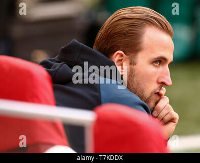 Amsterdam, Pays-Bas. 07Th Mai, 2019. De Tottenham Hotspur Tottenham Hotspur Harry Kane au cours de session avant la formation de la Ligue des champions de l'UEFA 2e jambe Semi- finale entre Ajax et de Tottenham Hotspur à Johan Cruyff Arena, Amsterdam, Pays-Bas le 07 mai 2019 : Crédit photo Action Sport/Alamy Live News Banque D'Images