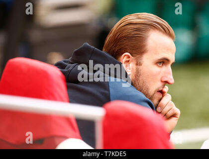 Amsterdam, Pays-Bas. 07Th Mai, 2019. De Tottenham Hotspur Tottenham Hotspur Harry Kane au cours de session avant la formation de la Ligue des champions de l'UEFA 2e jambe Semi- finale entre Ajax et de Tottenham Hotspur à Johan Cruyff Arena, Amsterdam, Pays-Bas le 07 mai 2019 : Crédit photo Action Sport/Alamy Live News Banque D'Images