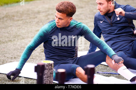 Amsterdam, Pays-Bas. 07Th Mai, 2019. De Tottenham Hotspur Tottenham Hotspur Dele Alli au cours de session avant la formation de la Ligue des champions de l'UEFA 2e jambe Semi- finale entre Ajax et de Tottenham Hotspur à Johan Cruyff Arena, Amsterdam, Pays-Bas le 07 mai 2019 : Crédit photo Action Sport/Alamy Live News Banque D'Images