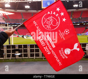 Amsterdam, Pays-Bas. Le 08 mai, 2019. AMSTERDAM, Pays-Bas. Le 08 mai, 2019. Pendant l'UEFA Championship League pavillon Semi- deuxième étape finale entre Ajax et de Tottenham Hotspur à Johan Cruyff Arena, Amsterdam, Pays-Bas le 08 mai 2019 : Crédit photo Action Sport/Alamy Live News Crédit : Foto Action Sport/Alamy Live News Banque D'Images