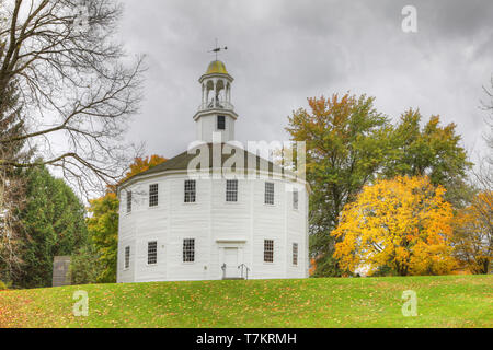 Vieille église ronde à Richmond, Virginia. Construit en 1812, il s'agit d'une rare réunion de seize verso chambre qui abritait cinq coupures Banque D'Images