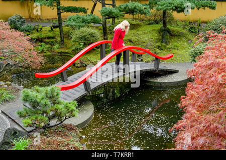 Parc et Jardins Tilford, North Vancouver, Colombie-Britannique, Canada Banque D'Images