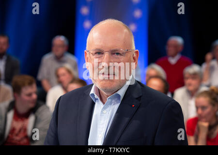 Frans Timmermans, forment le Wahlarena zur Europawahl im WDR-Studio B4, Berlin, 07.05.2019 Banque D'Images