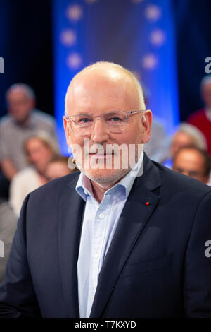 Frans Timmermans, forment le Wahlarena zur Europawahl im WDR-Studio B4, Berlin, 07.05.2019 Banque D'Images