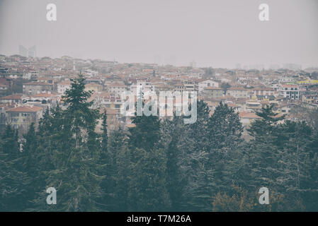 Vue de dessus d'Ankara Banque D'Images