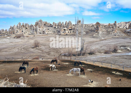 Beau paysage de Cappadoce Banque D'Images