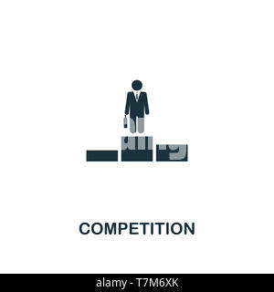 L'icône de la concurrence. Style de design premium collection de démarrage. UX et l'interface utilisateur. La concurrence parfaite pixel pour l'icône web design, applications, logiciels, impression usa Banque D'Images