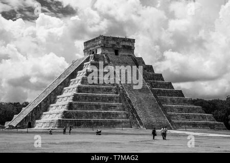 Chichen ItzÃ¡ est une zone archéologique du Mexique dans l'état du Yucatan. L'une des villes les plus importantes de la civilisation Maya, Chichen ItzÃ¡, j Banque D'Images