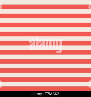 Bandes horizontales rouge et beige fond vectoriel continu Illustration de Vecteur