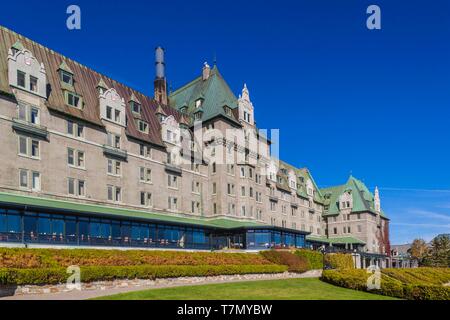 Canada, Québec , région de la Capitale-Nationale, de Charlevoix, La Malbaie, Fairmont Le Manoir Richelieu, construit 1928 Banque D'Images