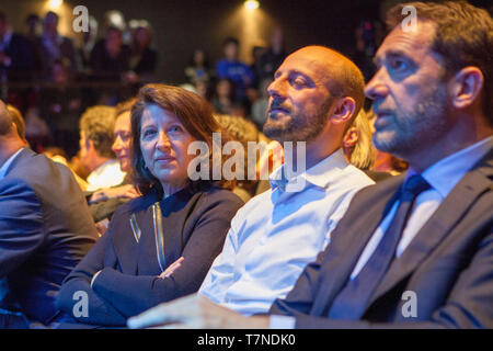 Réunion pour l'élection européenne Partie française 'Renaissance la République en mouvement' Banque D'Images