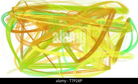 Golden Rod artistique, beige et kaki color coups de pinceau. tableau abstrait peut être utilisée comme papier peint, poster ou l'arrière-plan pour les médias sociaux illustrati Banque D'Images