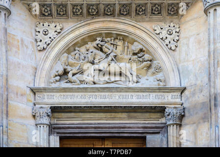 Quelques détails à l'intérieur du complexe du château de Prague Banque D'Images