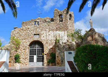 Ermita de la Virgen de la Peña, Mijas, Andalousie, Espagne Banque D'Images