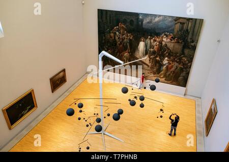 La France, Bas Rhin, Strasbourg, Musée d'Art Moderne et Contemporain de Strasbourg (MAMCS) par l'architecte Adrien Fainsilber Banque D'Images