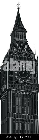 Big Ben Illustration de Vecteur