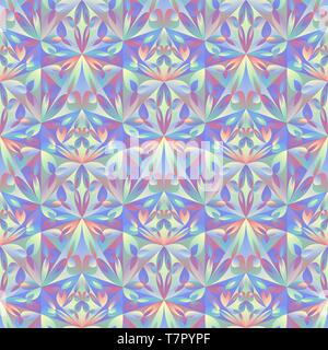 Résumé polygonale triangle florale design pattern background Illustration de Vecteur