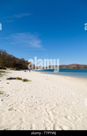 Silver Sands de Morar beach Scotland Banque D'Images