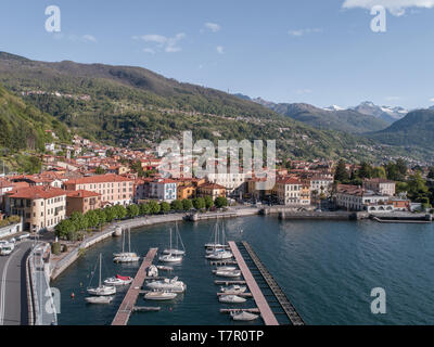 Lac de Côme, le village de Dongo Banque D'Images