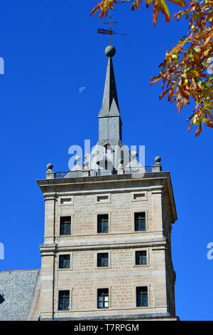 Site royal de San Lorenzo de El Escorial, Sitio y Monasterio de El Escorial en Madrid, Monasterio del Escorial, Espagne, site du patrimoine mondial de l'UNESCO Banque D'Images