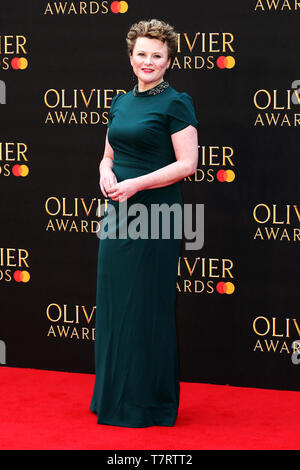 L'Olivier Awards 2019 s'est tenue au Royal Albert Hall - Arrivées avec : Monica Dolan Où : London, Royaume-Uni Quand : 07 Avr 2019 Crédit : Mario Mitsis/WENN.com Banque D'Images