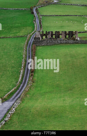 Torr Head un panorama de près de Ballycastle, Irlande du Nord Banque D'Images