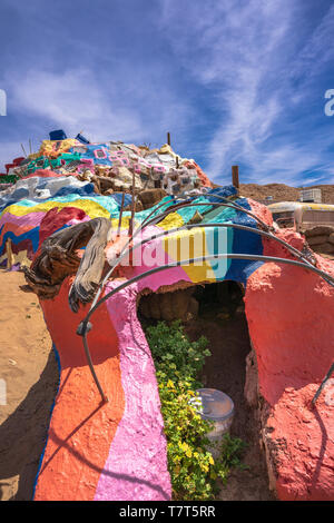 Le seul à Slab City en Californie Banque D'Images